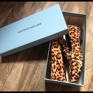 Antonio Melani Cheetah Print Loafers